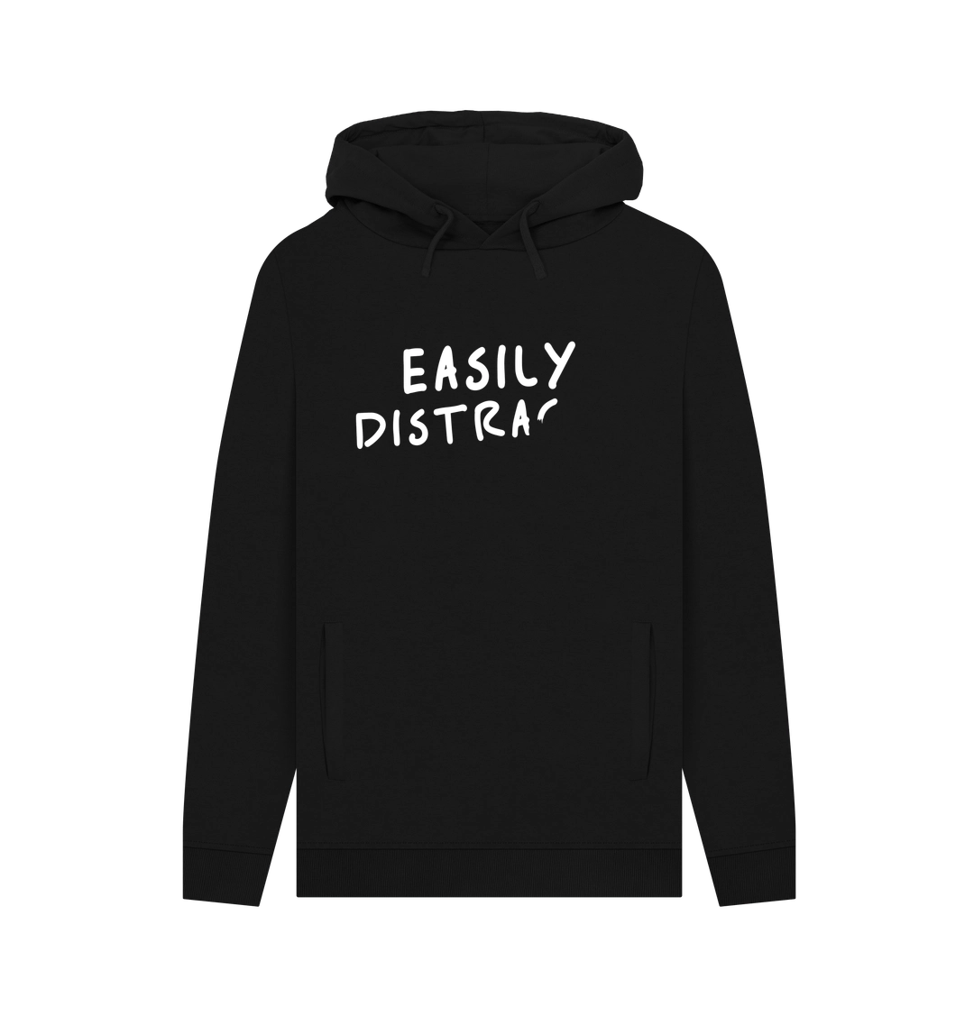 Black Easily Distracted Hoodie