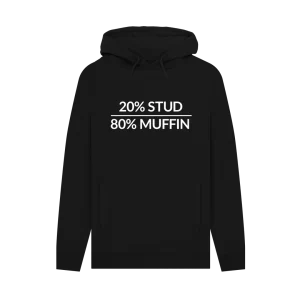 Black Stud Muffin Hoodie