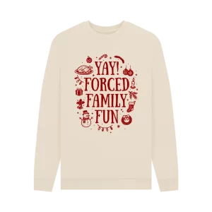 Oat Forced Family Fun Christmas Sweatshirt