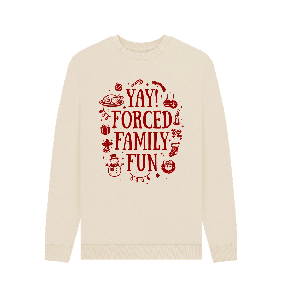 Oat Forced Family Fun Christmas Sweatshirt