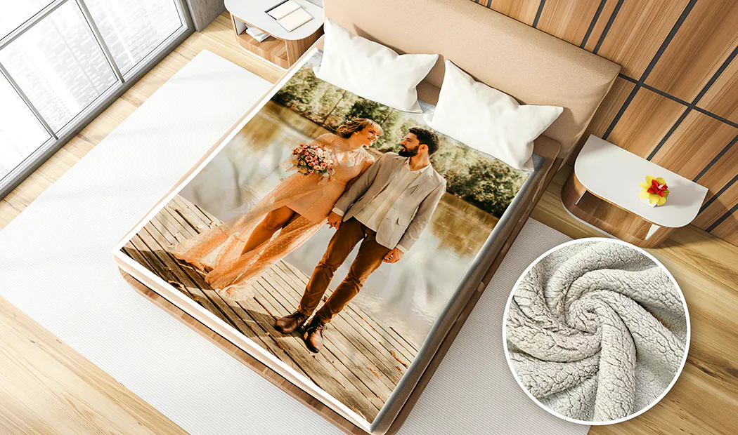 Personalized Mother's Day Photo Blanket - Image 3