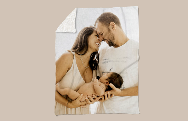 Personalized Mother's Day Photo Blanket - Image 2