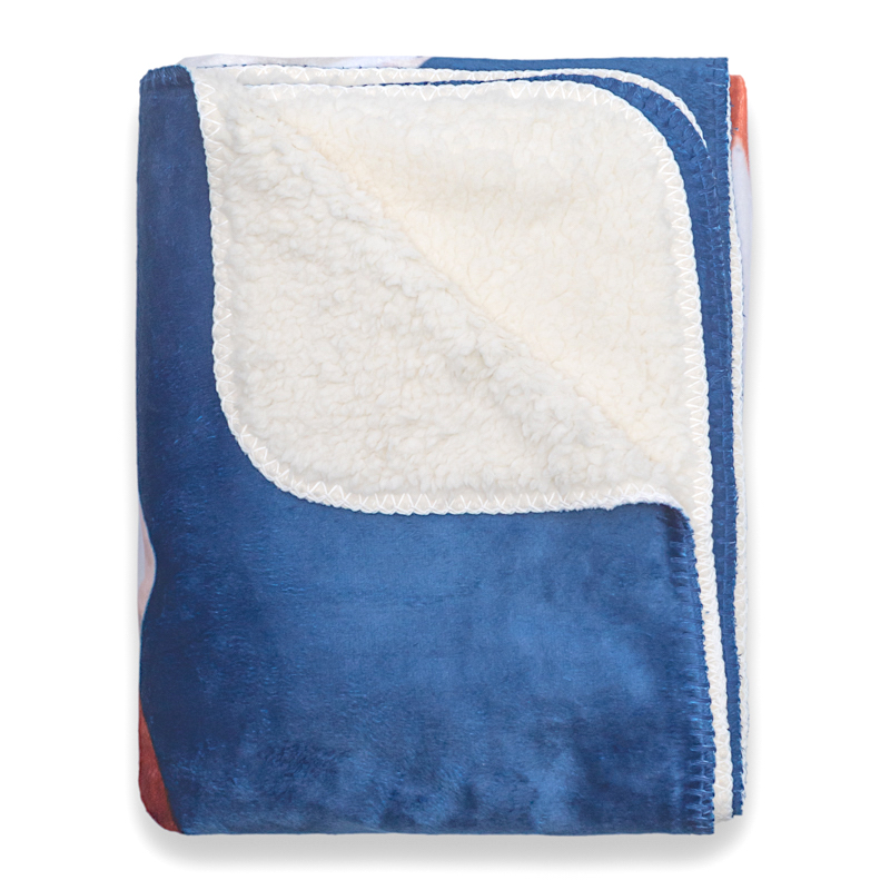 Custom Sherpa Photo Blanket with Your Pets - Image 2